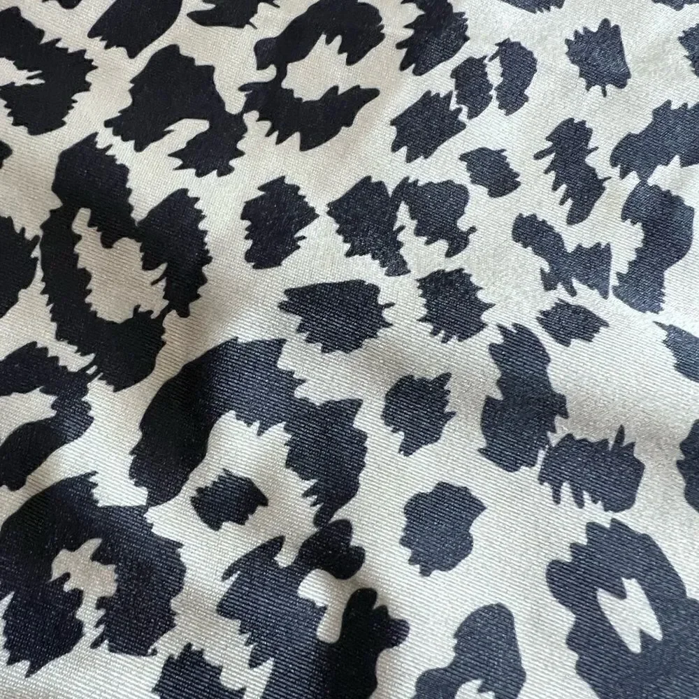 Nicole Miller one piece swimsuit cheetah print size large